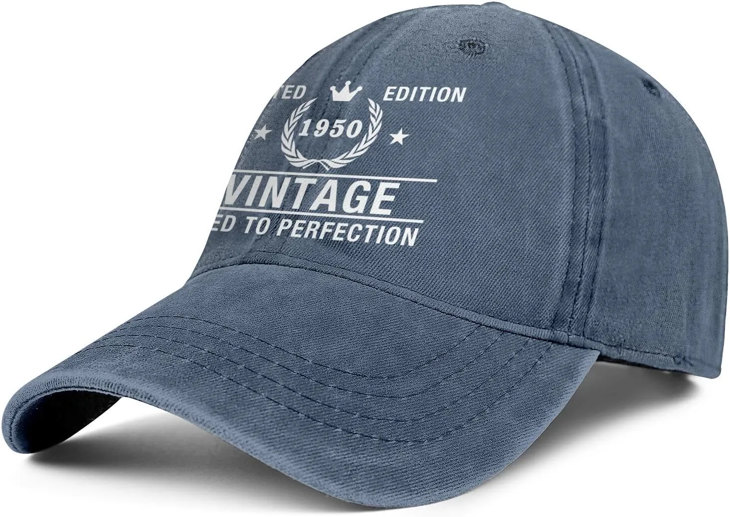 75th Birthday Gifts for Men Women 1950 Vintage Hats Embroidered Baseball Cap
