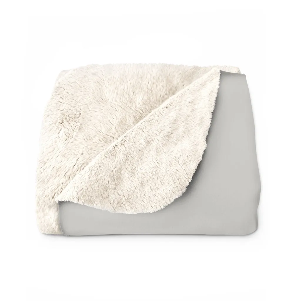 Abstract Comfy Blanket | Beige Mauve Red Hills