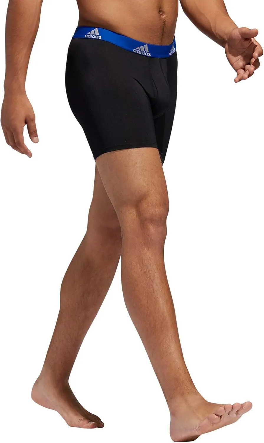 adidas Men's Microfiber Boxer Brief, Performance Boxer Briefs Underwear Pack for Men