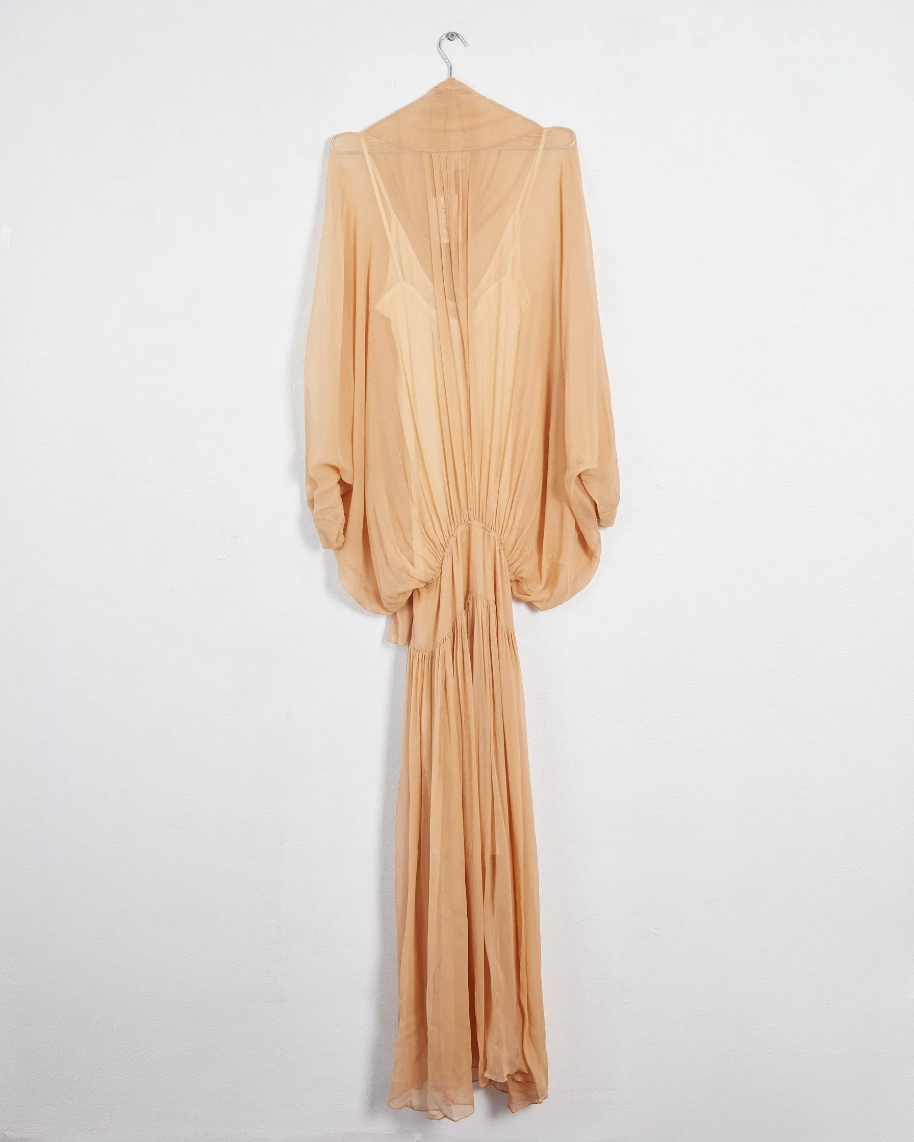Albus Lumen 'lucia' maxi dress, beige, 10