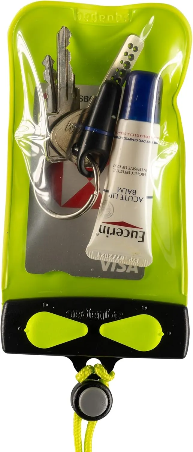 Aquapac KEYMASTER Lime Green  Protect and Carry Keys, Cards and Small Valuables up to 10m or 30 feet