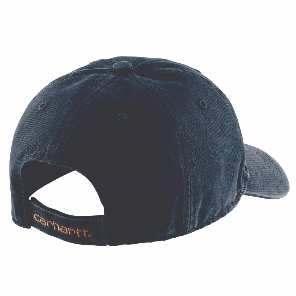 'Carhartt' Men's Adjustable Canvas Cap - Navy