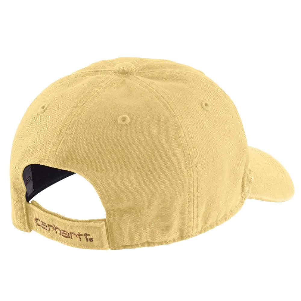 'Carhartt' Men's Adjustable Canvas Cap - Pale Sun