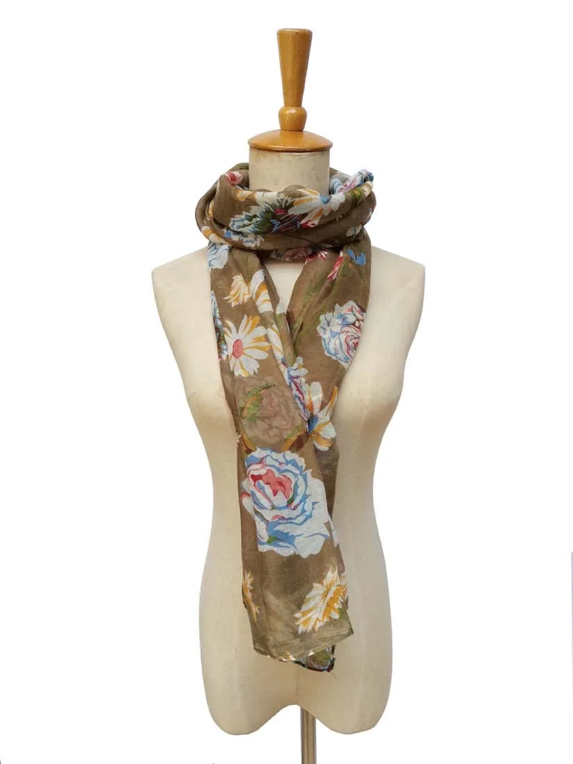 Floral Scarf (Only Green Left!)