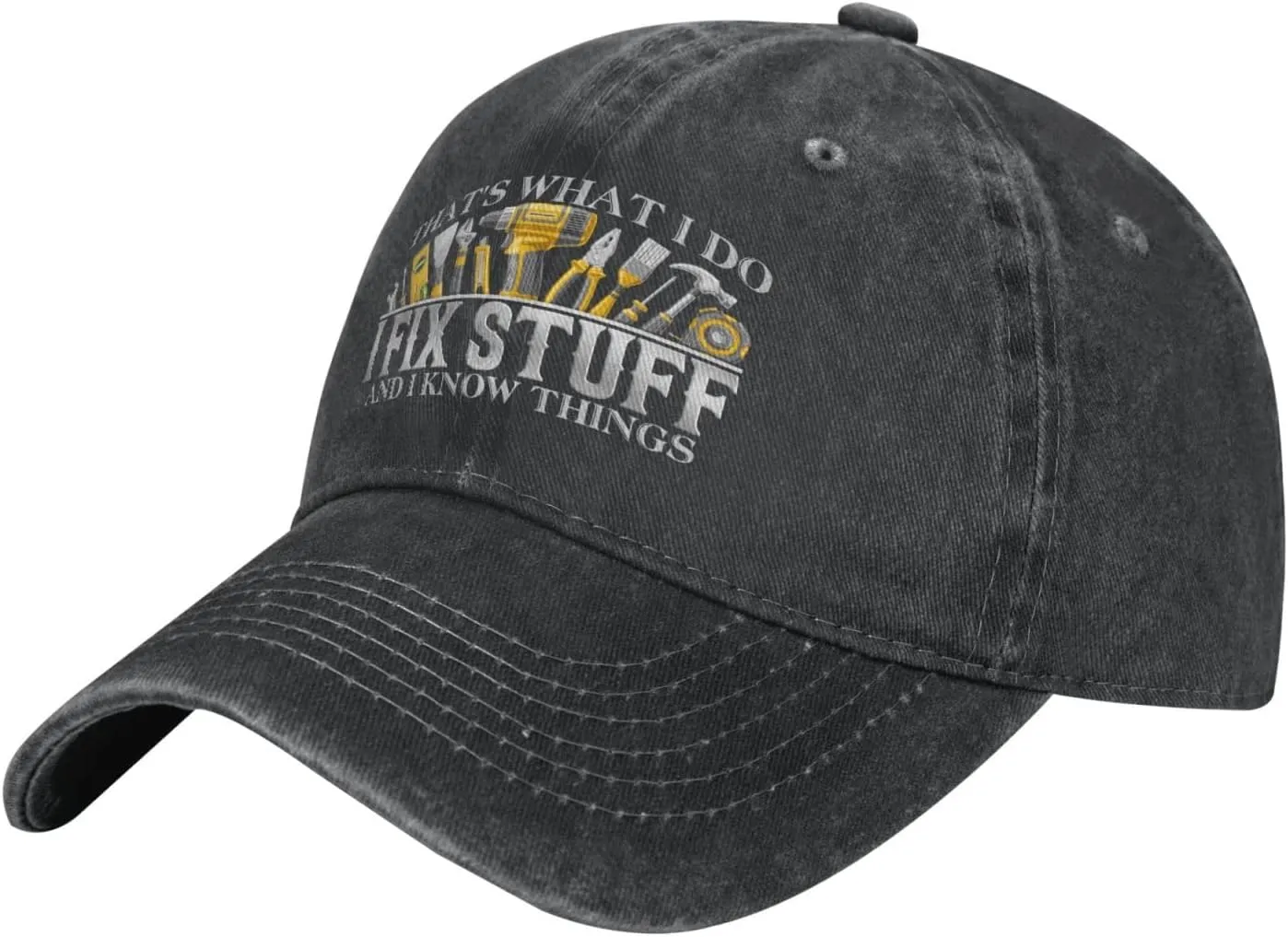 I Fix Stuff Dad Hat - Know Things Baseball Cap Gifts