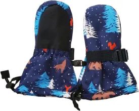 JAN & JUL Mittens for Baby Toddler Kids, Waterproof Winter Gloves for Boys