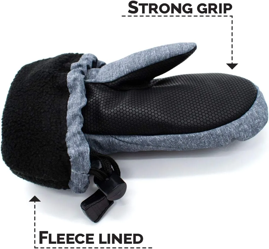 JAN & JUL Mittens for Baby Toddler Kids, Waterproof Winter Gloves for Boys