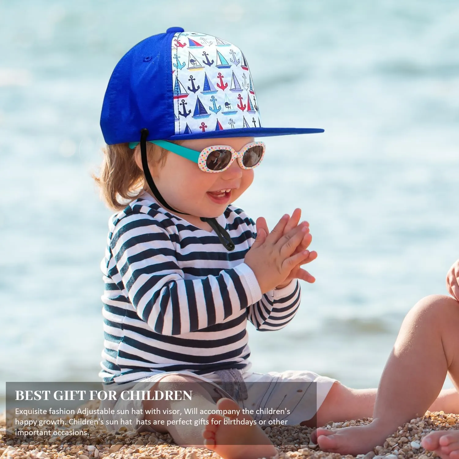 Kids Baseball Hat Visor, Toddler Boy Girl Sun Protection Hat Cotton Hats,Sun Hat for Baby Little Girls Boys Children