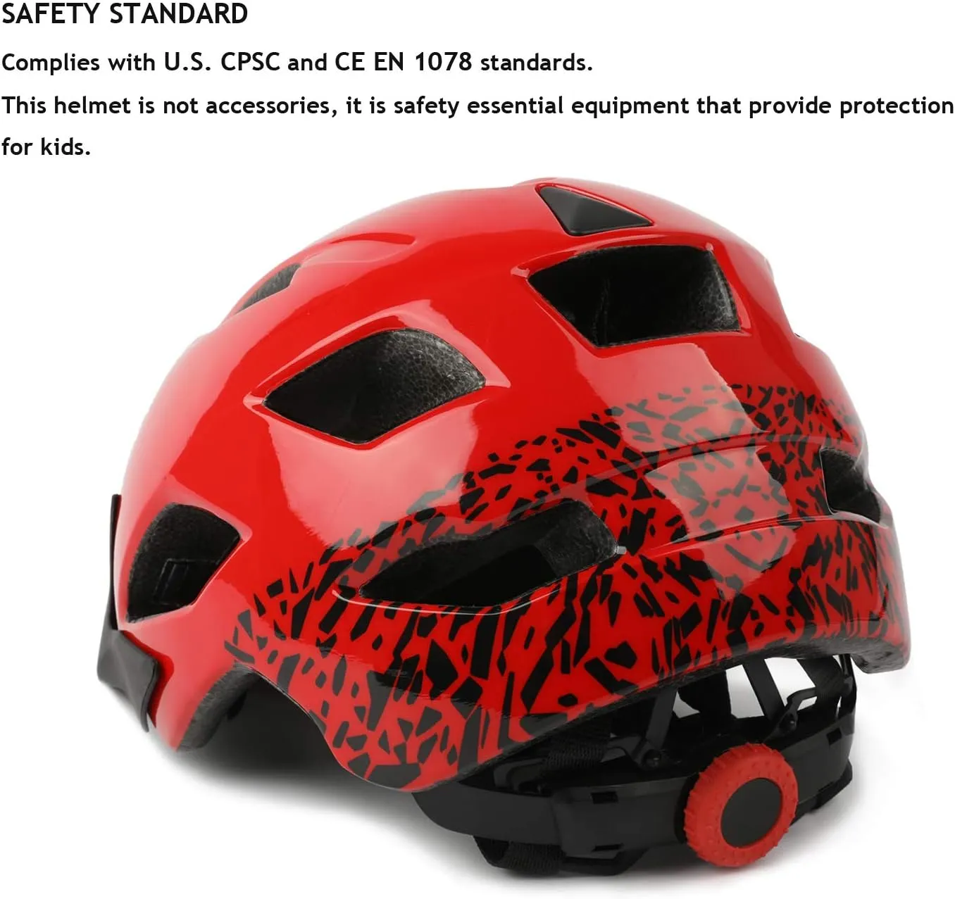 Kids Helmet, Exclusky Kids Bike Helmet Adjustable Safety Lightweight Children Bicycle Helmet for Kids Skating Cycling Scooter Boys and Girls Bicycle Helmets Ages 5-8-14