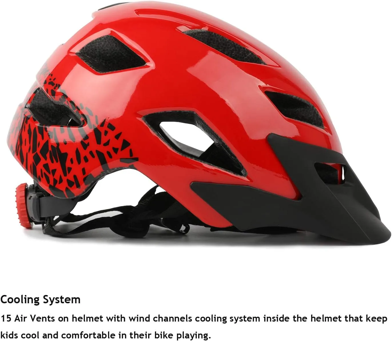 Kids Helmet, Exclusky Kids Bike Helmet Adjustable Safety Lightweight Children Bicycle Helmet for Kids Skating Cycling Scooter Boys and Girls Bicycle Helmets Ages 5-8-14