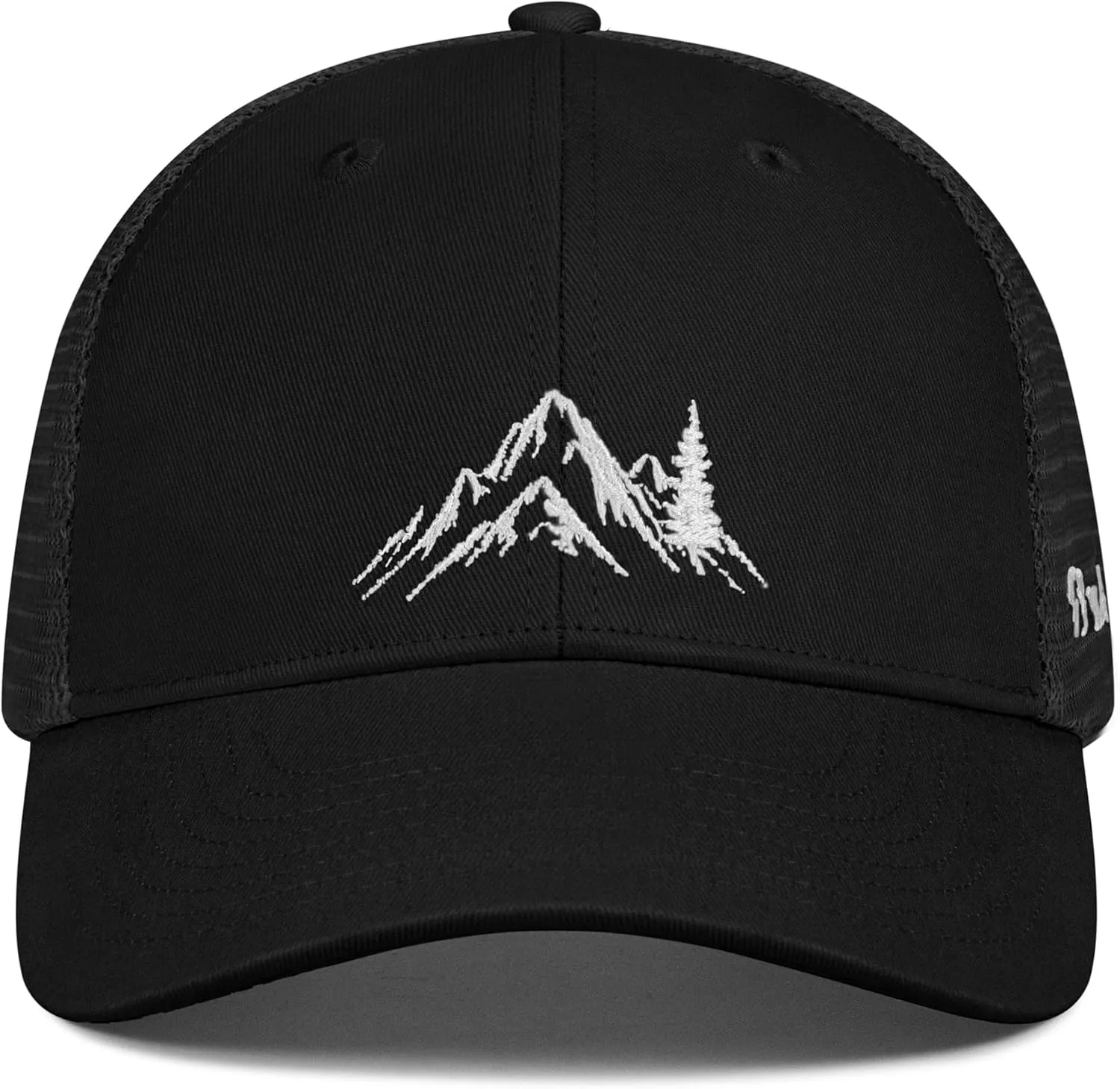 Mountain Trucker Hat for Men Women, Outdoor Gifts Cap for Summer Winter