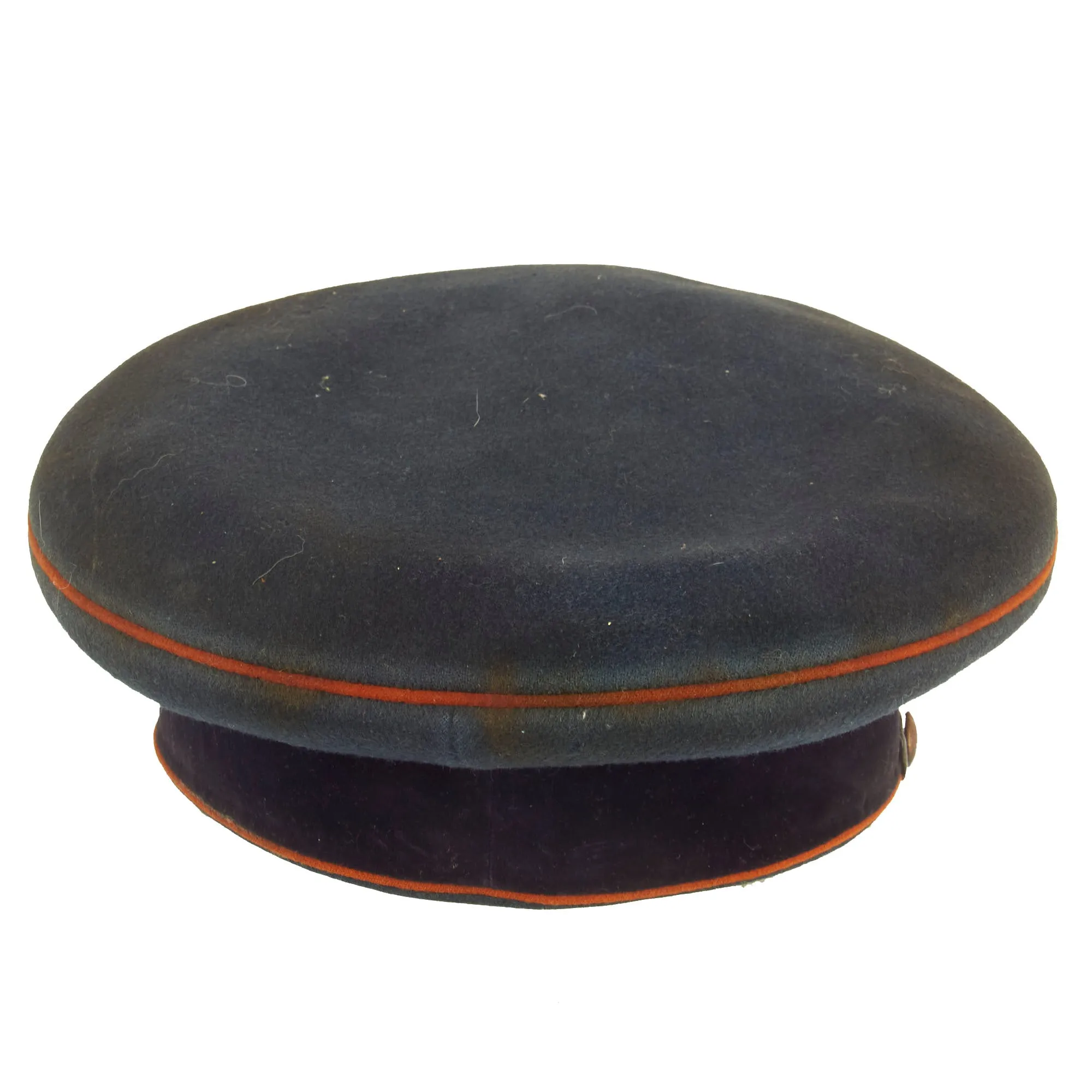 Original German WWII 1935 Reichspost Imperial Mail 1935 Dated Postschaffner Schirmmütze Visor Cap by Clemens Wagner - Size 55 ½