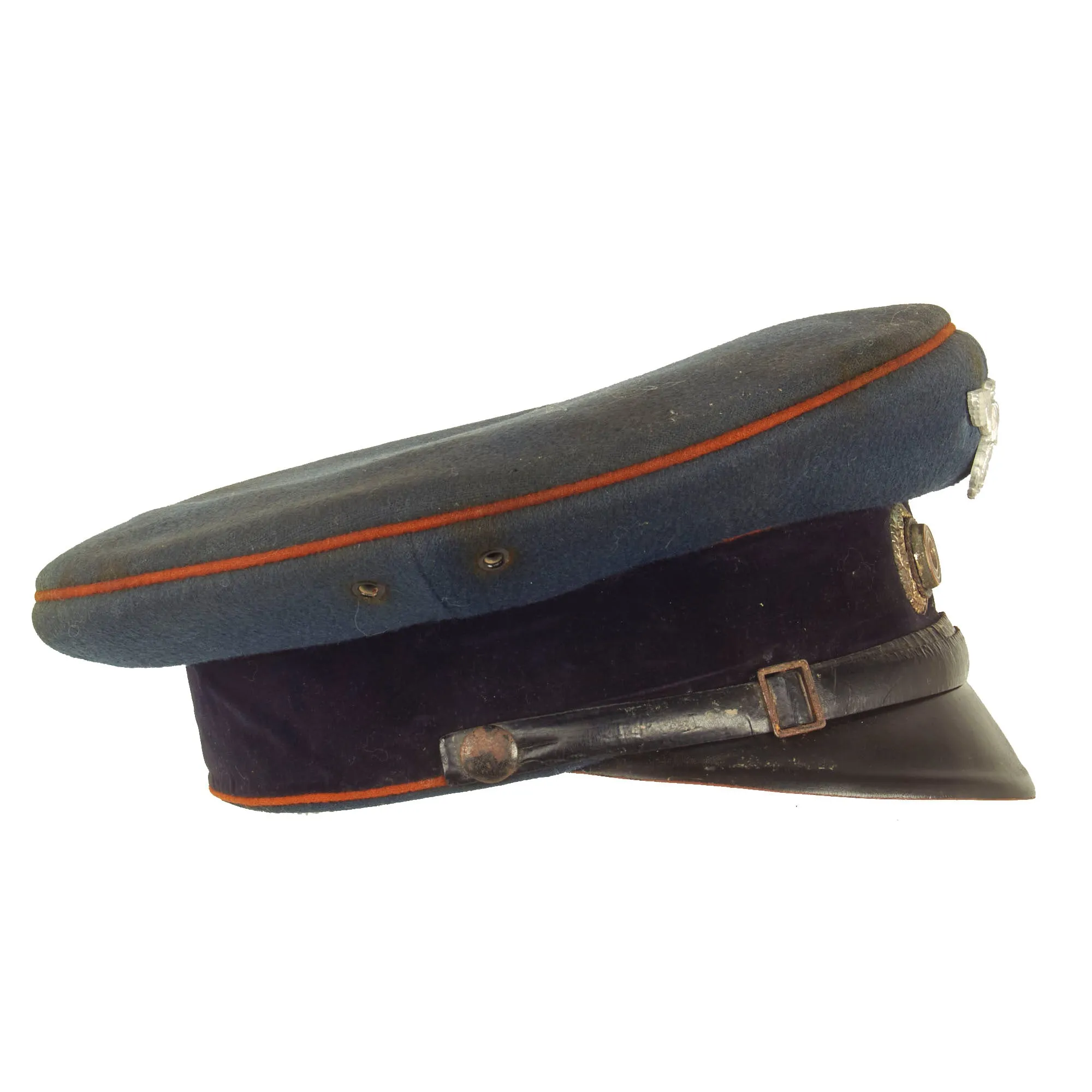 Original German WWII 1935 Reichspost Imperial Mail 1935 Dated Postschaffner Schirmmütze Visor Cap by Clemens Wagner - Size 55 ½