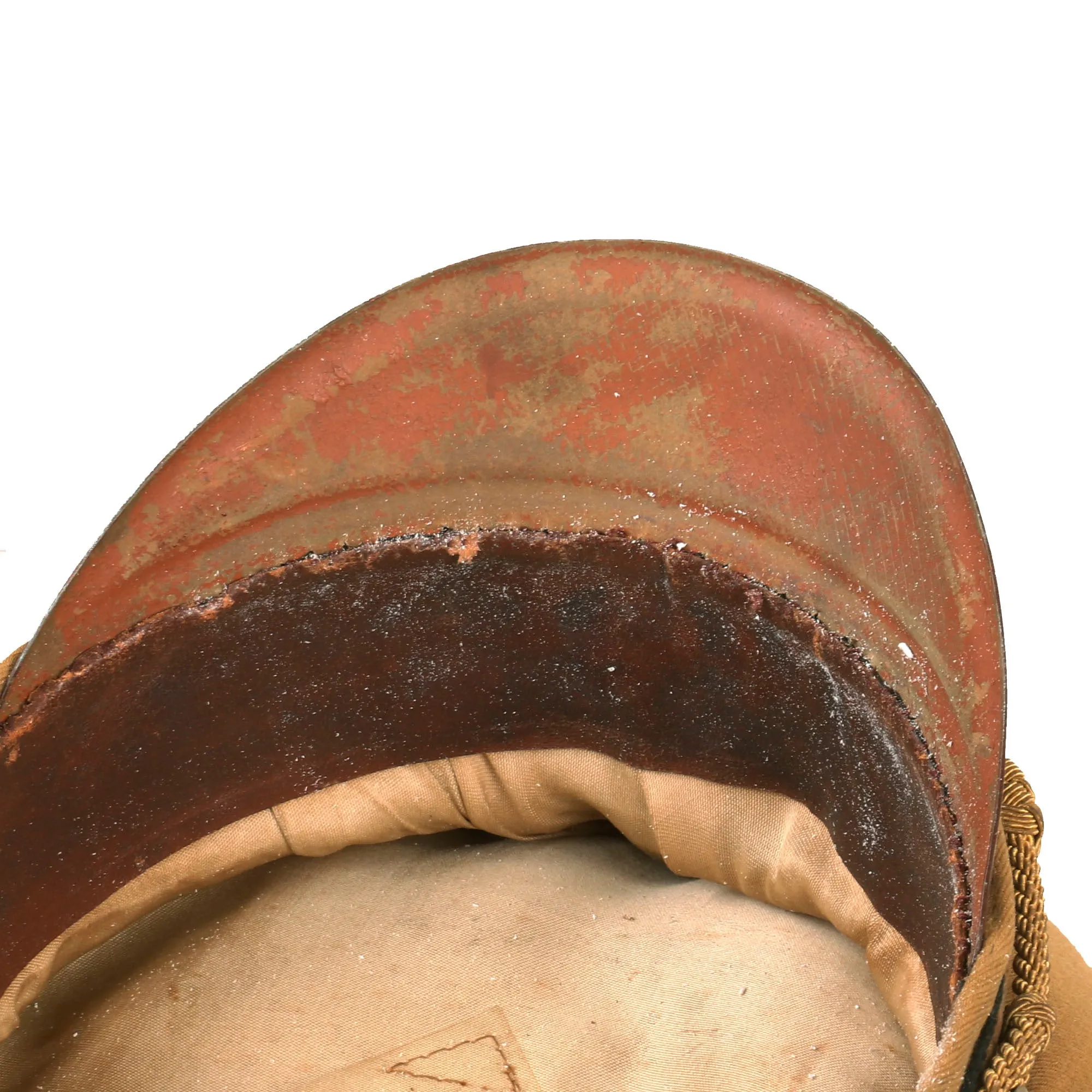 Original German WWII Early NSDAP Kreisleitung District Political Leader's Visor Cap with Black Piping and RZM Tag