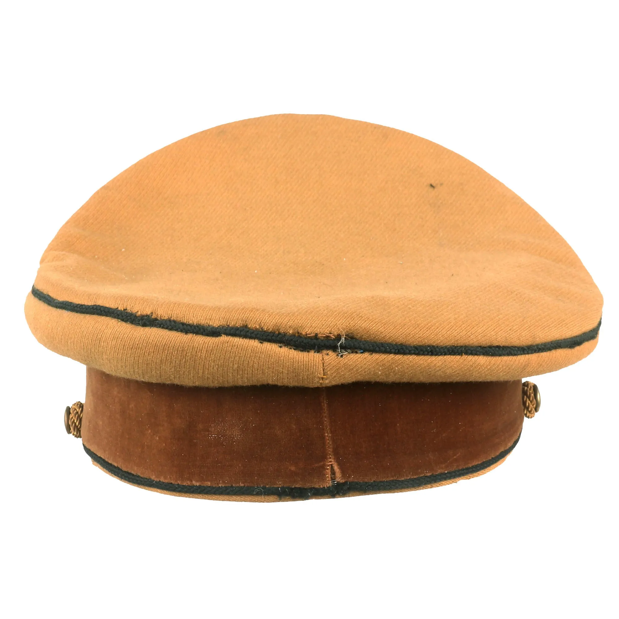 Original German WWII Early NSDAP Kreisleitung District Political Leader's Visor Cap with Black Piping and RZM Tag