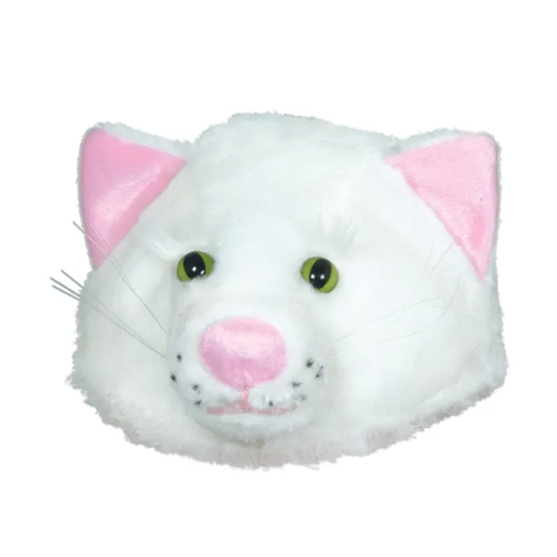 Plush Cat Head-Hat Each