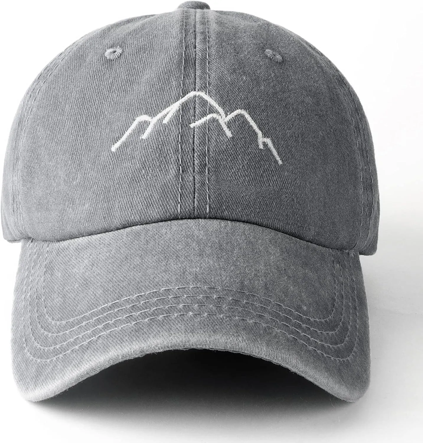 Ponytail Hats for Women - Distressed Hat with Ponytail Hole for Women Baseball Cap