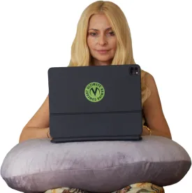 Rare Gaming Pillow | Ergonomic Gaming Lap Pillow Provides Wrist & Elbow Support, Reduces Shoulder & Neck Pressure | Plush Arm Rest Pillow with a Washable Cover & Easy-Storage Clip, (Grey)