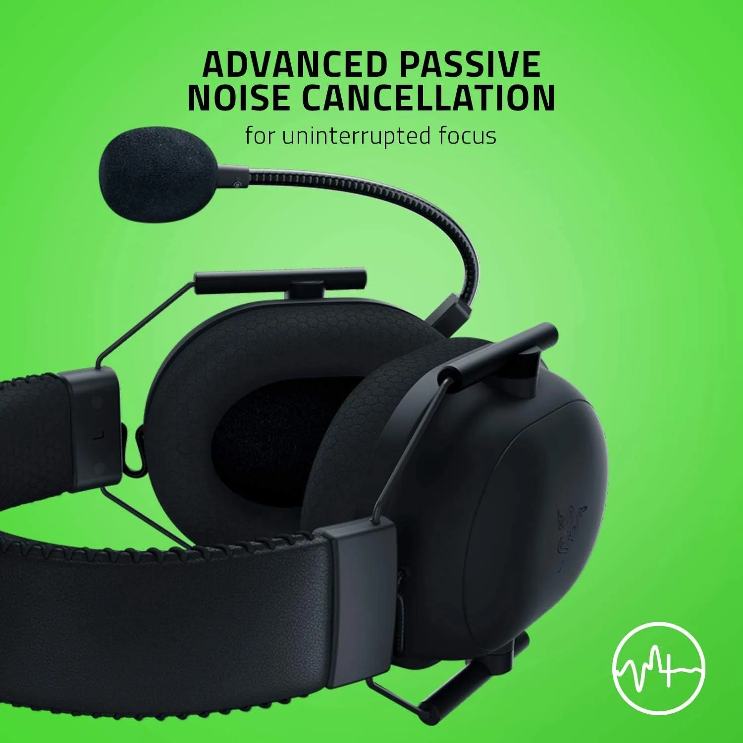 Razer BlackShark V2 Pro Wireless Gaming Headset: THX 7.1 Spatial Surround Sound - 50mm Drivers - Detachable Mic - for PC, PS5, PS4, Switch, Black