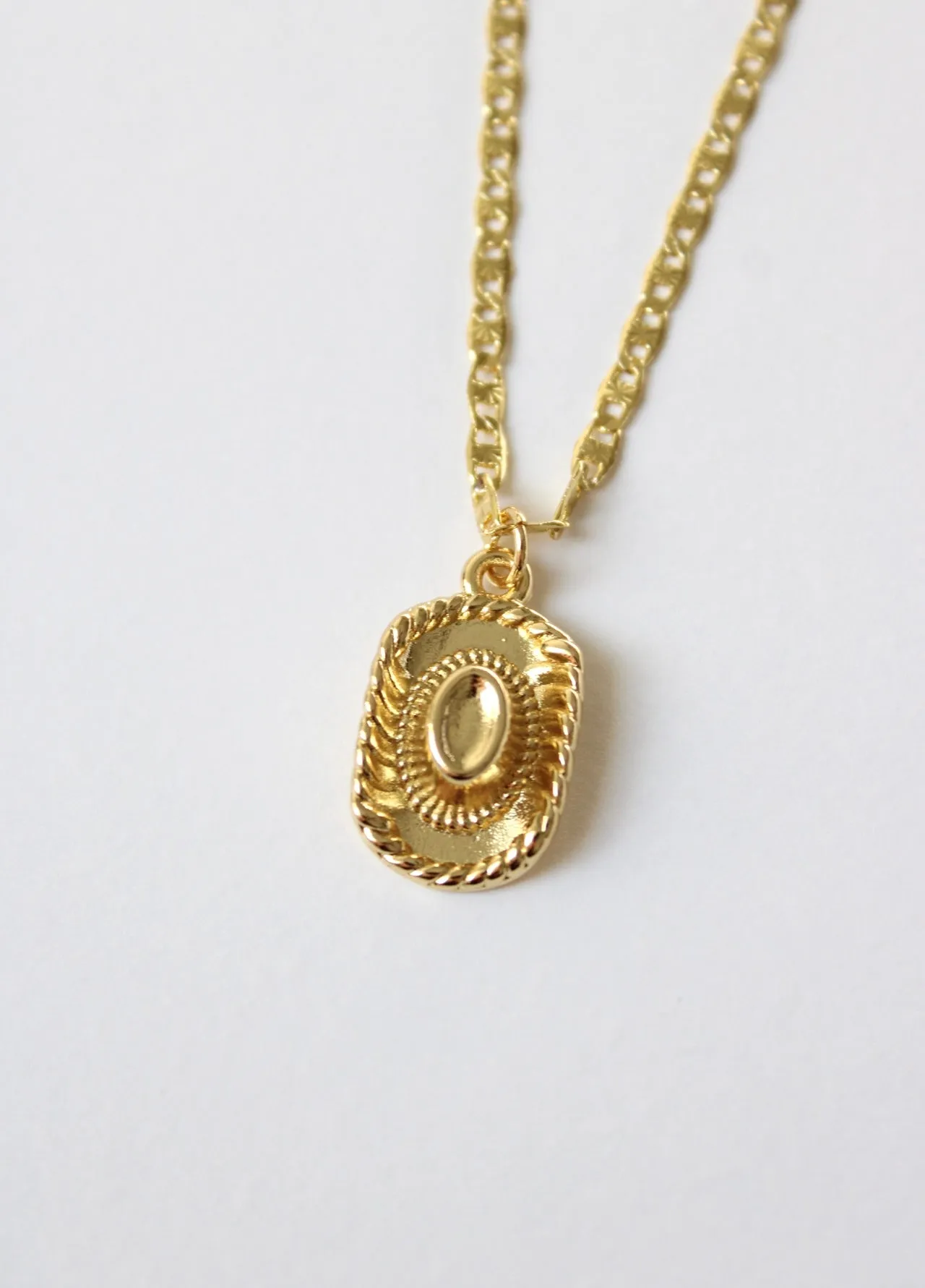 Sombrero 14k Gold Plated Necklace