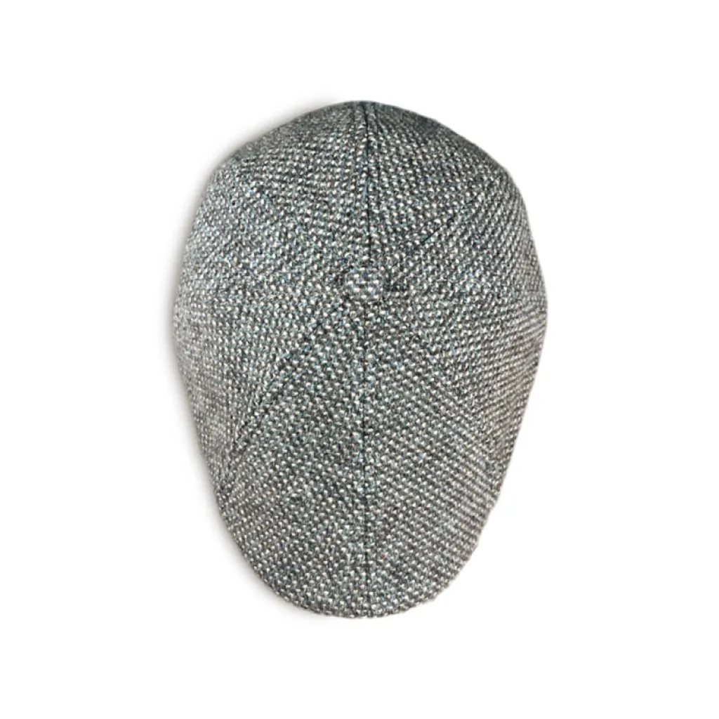 The Newsboy Boston Scally Cap - Grey/Brown