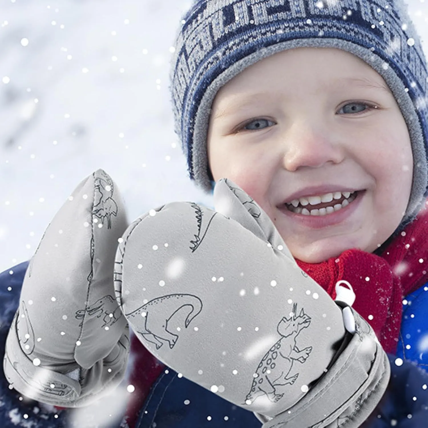 TRIWONDER Kids Ski Snow Gloves Winter Cold Weather Windproof Warm Snowboard Sport Mittens for Boys Girls