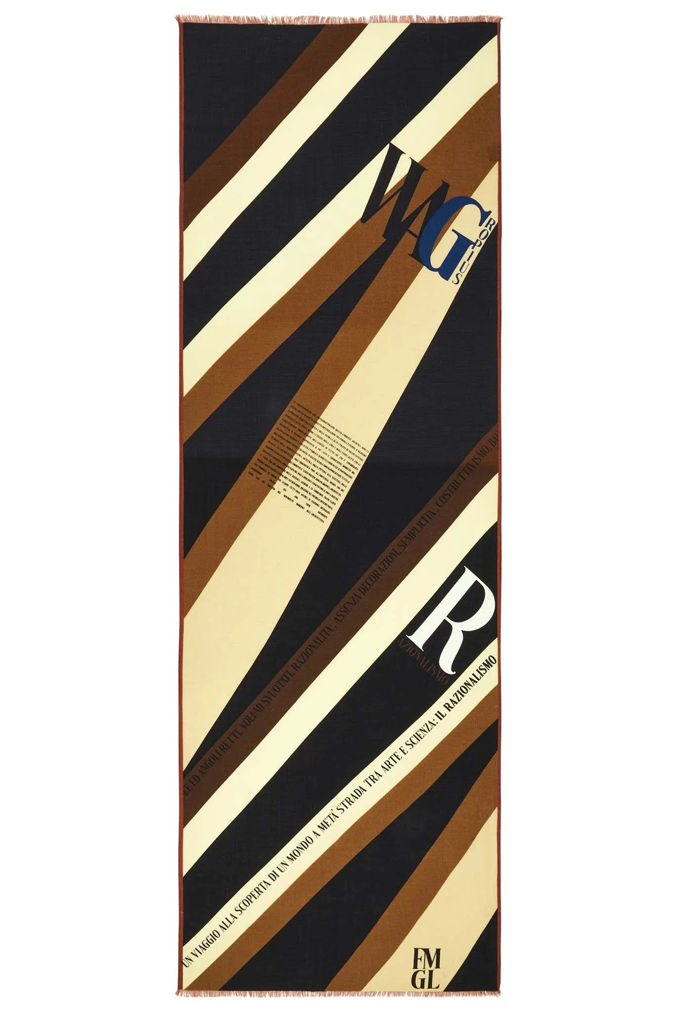 WAG rationalism scarf archives design