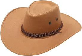 Women Men Felt Wide Brim Western Cowboy Hats Belt Buckle Panama Cap Fedora Hats with Belt for Country Fashion