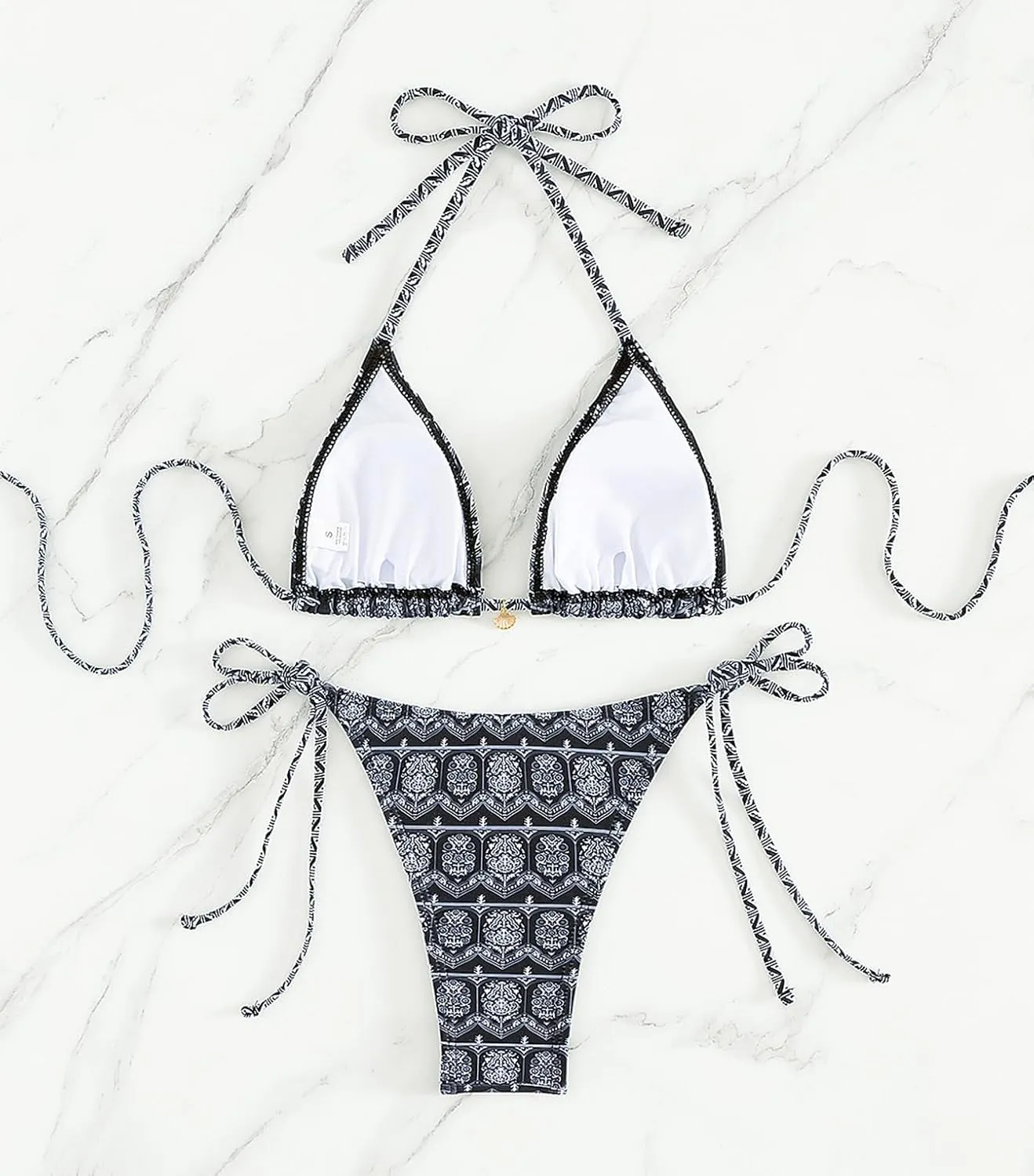 Women's Floral Printed Bikini Sets Boho Geometric Summer Swimsuit Bathing Suit