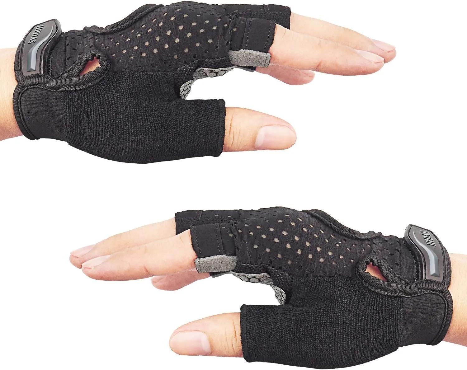 Workout Gloves Weight Lifting Gloves Palm Support Protection for Men Women, Exercise Gloves Sports for Training, Fitness, Gym, Black