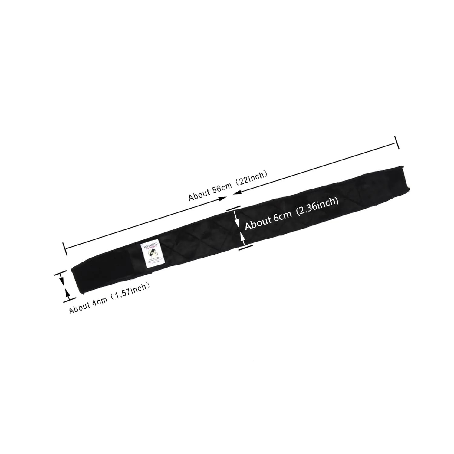 YANTAISIYU 1 Piece Wig Grip Headband Non-slip Scarf Adjustable Wig Grip Band for Women Wigs (Black)