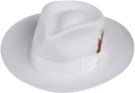 Zoot Fedora Hat in White (Small = 21.5")