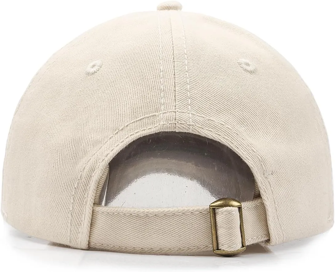 Zylioo Small Baseball Cap,Petite Size Ball Cap,Relaxed Little Sports Cap,Adjustable Fitted Golf Cap for Men Women