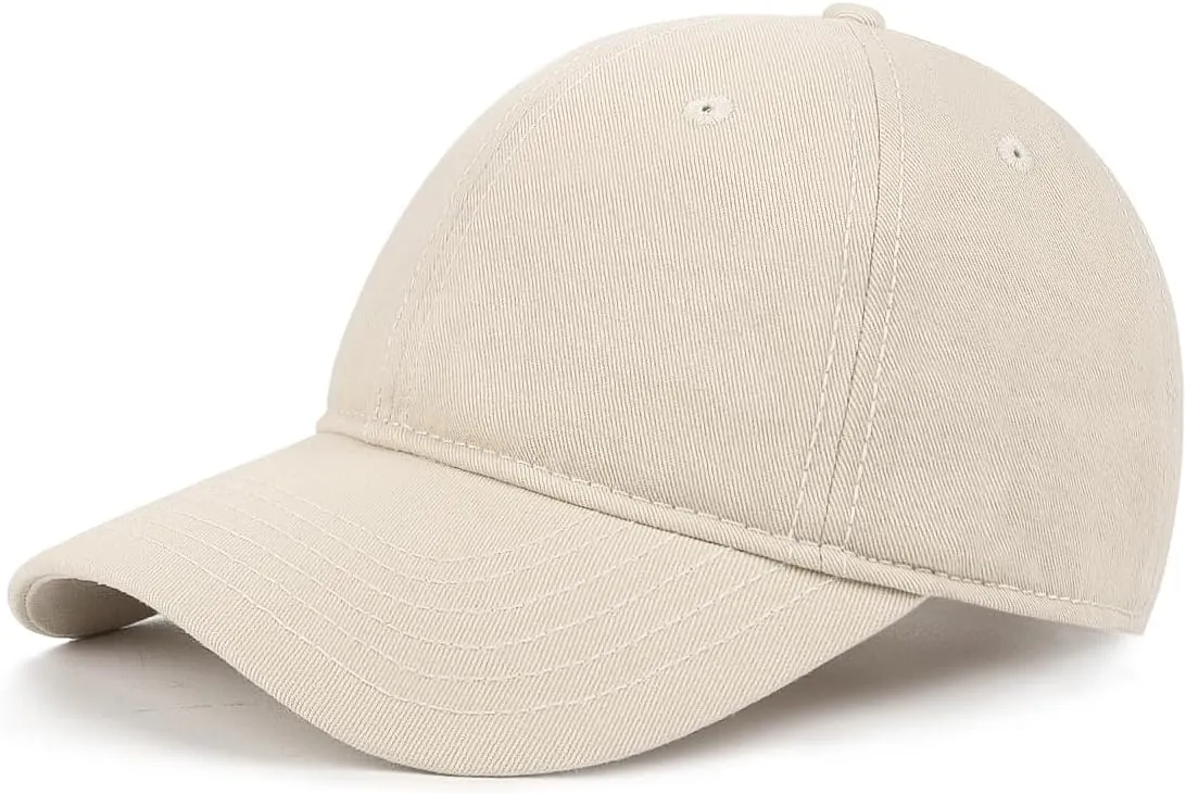Zylioo Small Baseball Cap,Petite Size Ball Cap,Relaxed Little Sports Cap,Adjustable Fitted Golf Cap for Men Women
